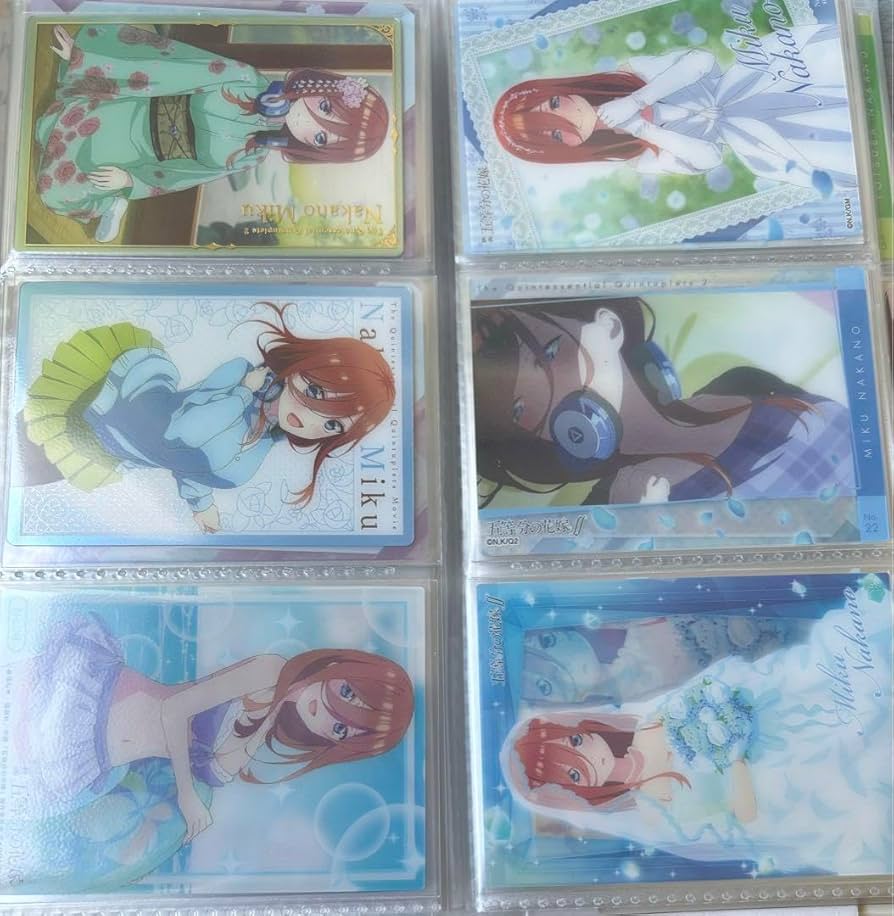 五等分の花嫁 中野三玖 三玖 まとめ売り (バラ売り可能） 話題のラブコメ漫画「五等分の花嫁」から中野三玖を1/7スケール